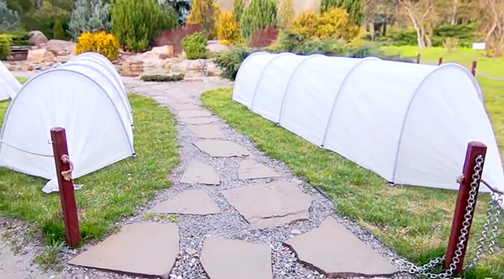 Парник 4 + 4 метра